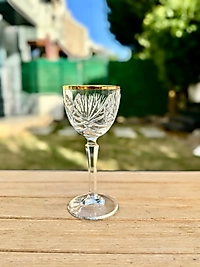 Tek Kişilik Gold Kesme Dekor Verona Kadeh