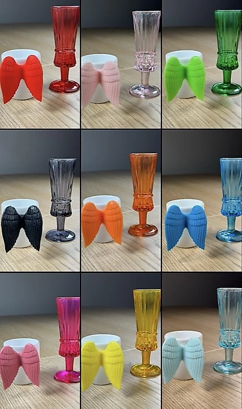 Tek Kişilik Melek Fincan & Angelo Kadeh Seti